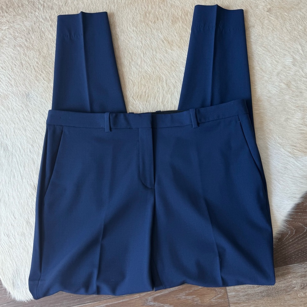 Theory Hartsdale B Stretch Wool Blue 6